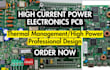 design high current power electronics pcb with thermal management