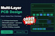 design multi layer pcb layout using kicad with gerber files for fabrication