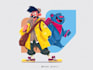 create vector character and mascot illustrations
