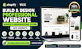 build design professional website design shopify dropshipping store wix website
