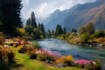 do impressionist landscape oil painting