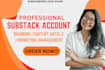 setup substack account substack newsletter promotion