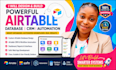 do airtable database crm, airtable automation, clay com, n8n ai, softr webapp