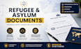 prepare refugee petitions, asylum writing, and immigration documents