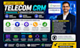 optimize telecom CRM gohighlevel telecommunication comarch CRM automation
