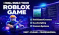 build roblox game, develop full game, custom scripts, UI, code systems