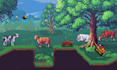 make 2d game assets pixel character sprite sheet, pixel art animation, 2d pixel