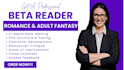 be your beta reader romance fantasy beta reader adult fantasy novel beta reader