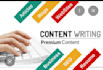 write high quality SEO friendly content and blog posts