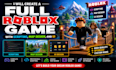 create a full roblox game with scripting, map design, custom UI, and game system