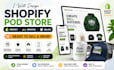 design shopify print on demand store printify printiful gelato product upload