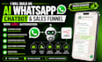 build a whatsapp ai chatbot for lead generation and sales with n8n