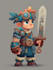 draw 2d game character or 2d game character