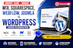 migrate clone or convert wix squarespace lovable joomla to wordpress website
