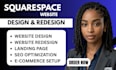 squarespace website design, squarespace website redesign squarespace landing pa