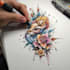 design professional tattoo and custom tattoo