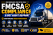 handle fmcsa compliance, ifta filing, ucr and dot audit support