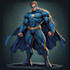 superhero character for art