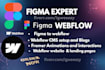 convert ai startup figma design to webflow framer website to webflow