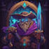 awesome rpg fantasy or sci fi logo