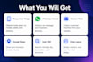 create a professional business website with whatsapp contact