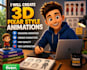 create 3d pixar style ai animation video 3d ai storytelling ai cartoon animation