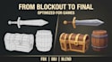 make stylized 3d game assets
