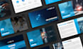 create modern pitch deck and presentation