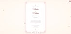 design a stunning animated wedding invitation website