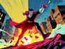 comic book illustration with comic book