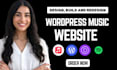 music website redesign wordpress website wordpress website design elementor
