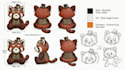 design custom plush reference sheet, plushie tech pack