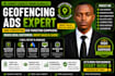 setup high converting geofencing ads location targeting ads campaign