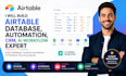 build airtable database, airtable automation, airtable CRM, ai workflow expert