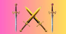 do 3d sword, 3d weapon, 3d gun model, 3d mask
