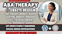 aba therapy website, autism website, therapy website, behavioural clinic website