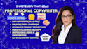 write high converting copy that boosts your sales