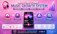 music distribution, promotion, chart, youtube channel monetization and managing