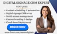 setup digital signage crm using novisign yodeck screencloud optisign display crm