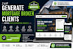 generate mortgage broker clients with high converting website