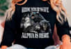 do custom t shirt werewolf logo