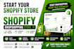 create shopify dropshipping store or shopify website