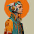 sci fi character illustration or sci fi character