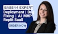 base44 deployment base44 web base44 bug fixing base44 expert mvp ai replit saas