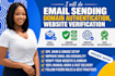 do email sending domain authentication, website verification