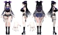 create high quality 3d character for vtuber, anime, 3d rigging or vroid model