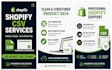format shopify CSV and upload products professionally