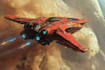 epic sci fi spaceship art