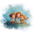 create a cute character for children book