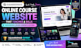 build squarespace website for online courses